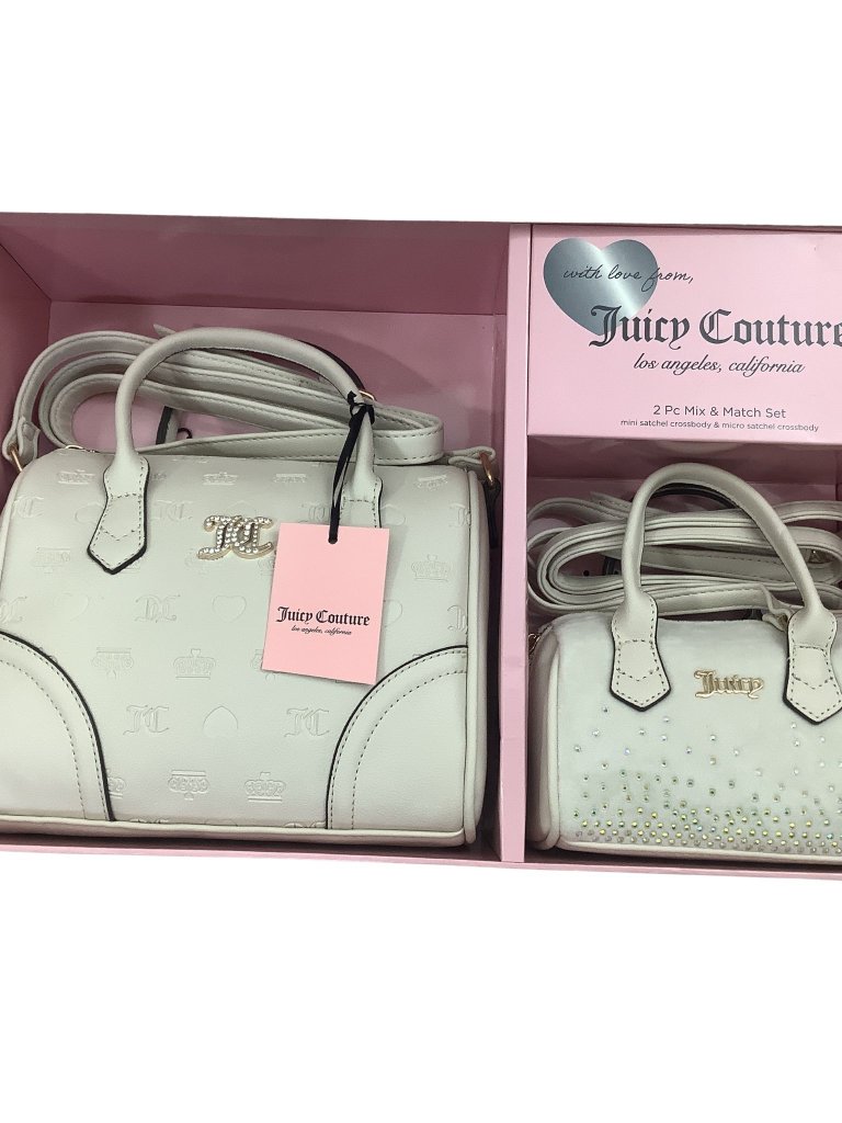 Juicy Couture Bag Set Deadstock Mini & Micro Beige